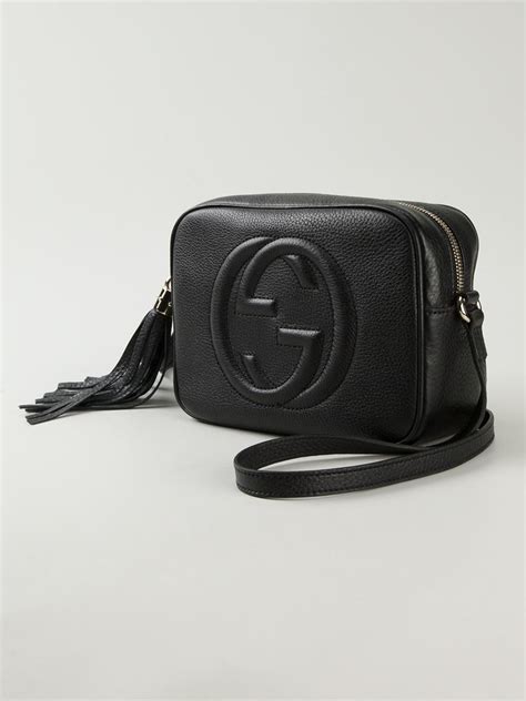 gucci soho small cross body black bag|gucci soho collection crossbody.